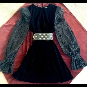 NWT The Vampire’s Wife x H&M Velvet Mini Dress